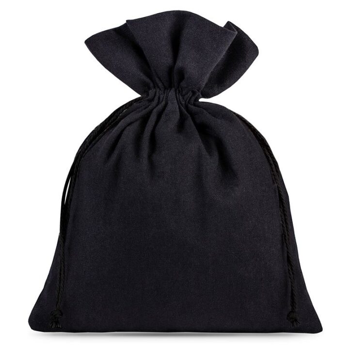 Bolsas de algodón 15 x 20 cm - negro Cero desperdicio