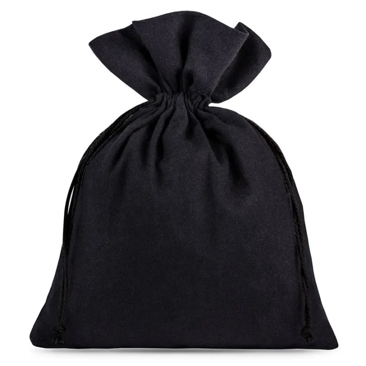 Bolsas de algodón 15 x 20 cm - negro Cero desperdicio