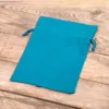 Bolsas de algodón 18 x 24 cm - turquesa Semana Santa