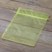 Bolsas de organza 26 x 35 cm - verde Bolsas grandes 26x35 cm