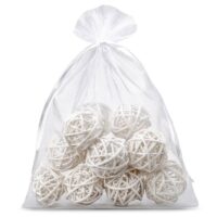 Bolsas de organza 35 x 50 cm - blanco Protección de uva