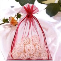 Bolsas de organza 35 x 50 cm - granate Bolsas grandes 35x50 cm