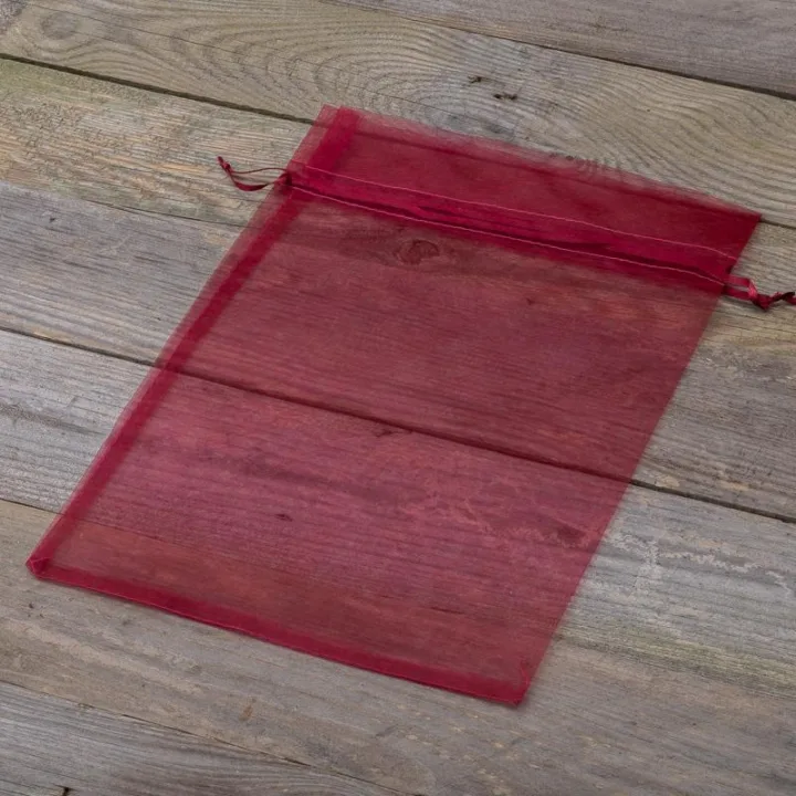 Bolsas de organza 35 x 50 cm - granate Bolsas de organza