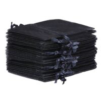 Bolsas de organza 35 x 50 cm - negro Bolsas para frutas