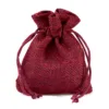 Bolsas de yute 15 x 20 cm - granate Bolsas ocasionales