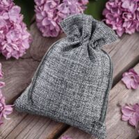 Bolsas de yute 15 x 20 cm - gris Para niños
