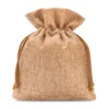 Bolsas de yute 15 x 20 cm - marrón claro Bolsas marrones