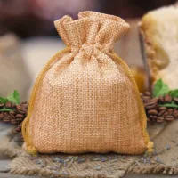 Bolsas de yute 15 x 20 cm - marrón claro Bolsa de yute