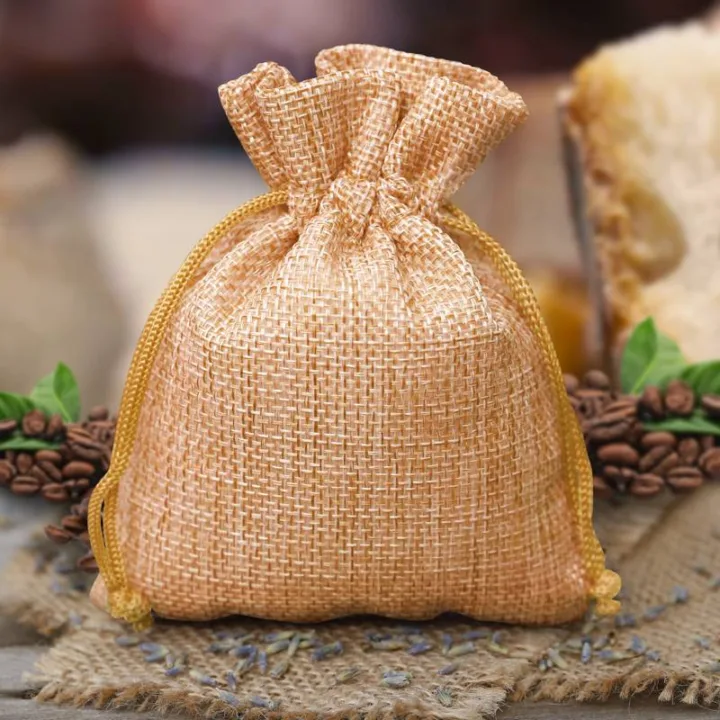 Bolsas de yute 15 x 20 cm - marrón claro Bolsa de yute