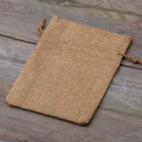 Bolsas de yute 15 x 20 cm - marrón claro Para niños