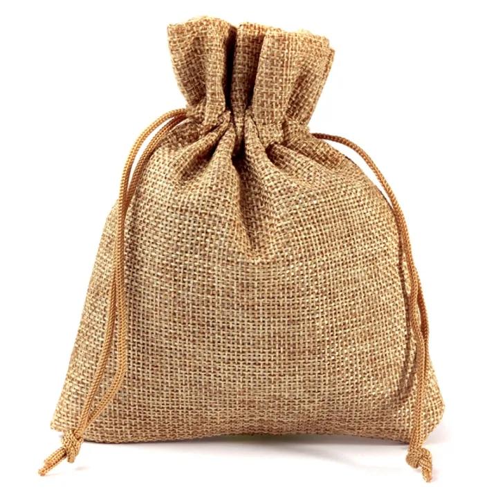 Bolsas de yute 15 x 20 cm - marrón claro Decoraciones interiores