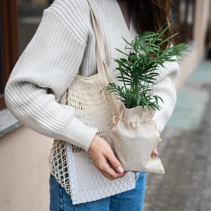 Bolsas de yute 15 x 20 cm - natural claro Para niños