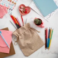 Bolsas de yute 15 x 20 cm - natural claro Para mascota