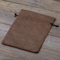 Bolsas de yute 15 x 20 cm - natural oscuro Para niños