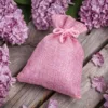 Bolsas de yute 18 x 24 cm - rosa claro Viajes