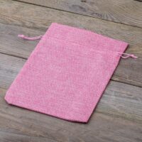 Bolsas de yute 18 x 24 cm - rosa claro Para niños