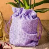 Bolsas de yute 18 x 24 cm - violeta claro Bolsas medianas 18x24 cm