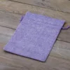 Bolsas de yute 18 x 24 cm - violeta claro Decoraciones interiores