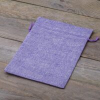 Bolsas de yute 18 x 24 cm - violeta claro Decoraciones interiores