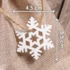 Estrellas de madera 4,5 x 5 cm - color blanco Productos cosméticos