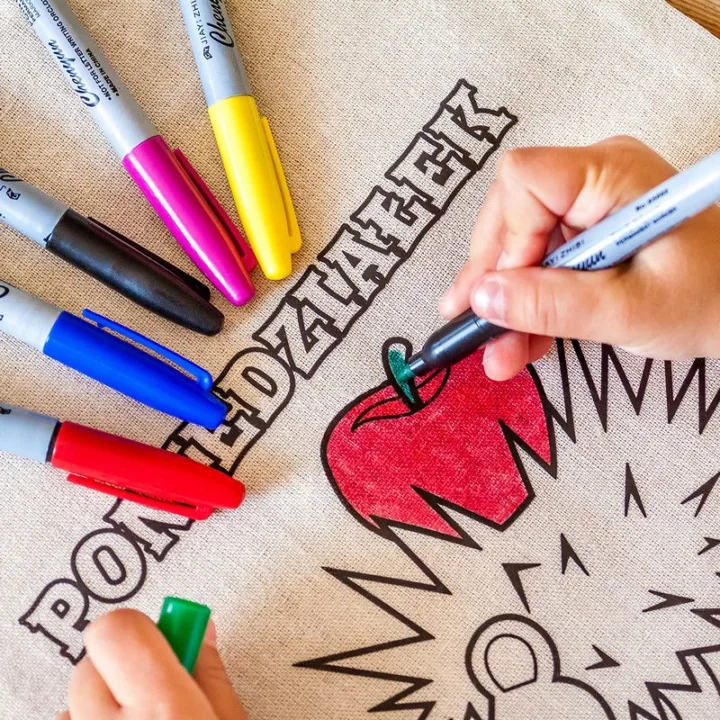 Bolsas estilo lino con la impresión 30 x 40 cm - bolsas para colorear con rotuladores Viajes