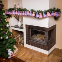 Bolsas de yute con calendario de adviento, tamaño 12 x 15 cm, rosa y violeta + números blancos Todos los productos