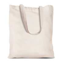 Bolsa de algodón 38 x 42 cm con asas largas - natural Cero desperdicio