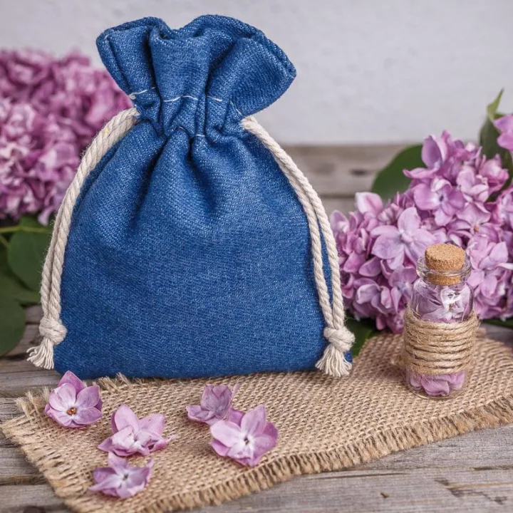 Bolsa de jeans 15 x 20 cm - azul Bolsas medianas 15x20 cm