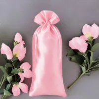 Bolsa de satén 16 x 37 cm - rosa claro Jardín y plantas de interior