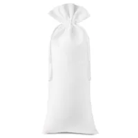 Bolsa de terciopelo 16 x 37 cm - blanco Bolsas medianas 16x37 cm