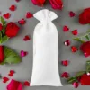 Bolsa de terciopelo 16 x 37 cm - blanco Lifehack: ideas inteligentes