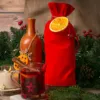 Bolsa de terciopelo 16 x 37 cm - rojo Decoraciones interiores