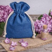 Bolsas de jeans 10 x 13 cm - azul Para mascota