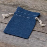 Bolsas de jeans 10 x 13 cm - azul Bolsas pequeñas