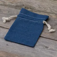 Bolsas de jeans 10 x 13 cm - azul Bolsas pequeñas