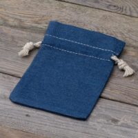Bolsas de jeans 12 x 15 cm - azul Decoraciones de mesa
