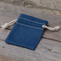 Bolsas de jeans 8 x 10 cm - azul Decoraciones de mesa
