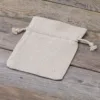 Bolsitas estilo lino 12 x 15 cm - natural Bolsas medianas