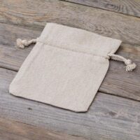 Bolsitas estilo lino 12 x 15 cm - natural Bolsas medianas