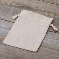 Bolsitas estilo lino 15 x 20 cm - natural Compras y almacenamiento cocina
