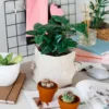 Bolsas estilo lino 22 x 30 cm - natural Compras y almacenamiento cocina