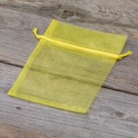 Bolsas de organza 10 x 13 cm - amarillo Semana Santa