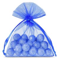 Bolsas de organza 10 x 13 cm - azul Bolsas azules