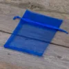 Bolsas de organza 10 x 13 cm - azul Bolso de la Navidad