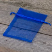 Bolsas de organza 10 x 13 cm - azul Bolso de la Navidad
