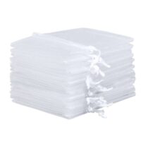 Bolsas de organza 10 x 13 cm - blanco Semana Santa