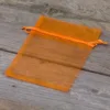 Bolsas de organza 10 x 13 cm - naranja San valentín