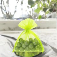 Bolsas de organza 10 x 13 cm - verde claro Bolsas pequeñas 10x13 cm