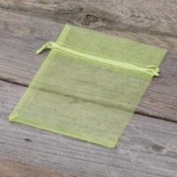 Bolsas de organza 10 x 13 cm - verde Semana Santa