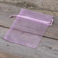 Bolsas de organza 10 x 13 cm - violeta claro Bolsas pequeñas 10x13 cm